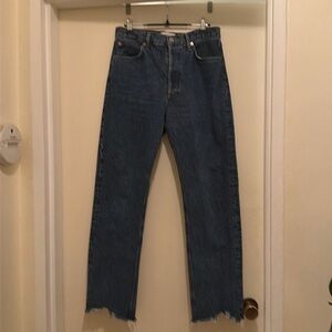 AGOLDE- 90s pinch waist high rise straight- LIKE NEW, size 26, color “range”